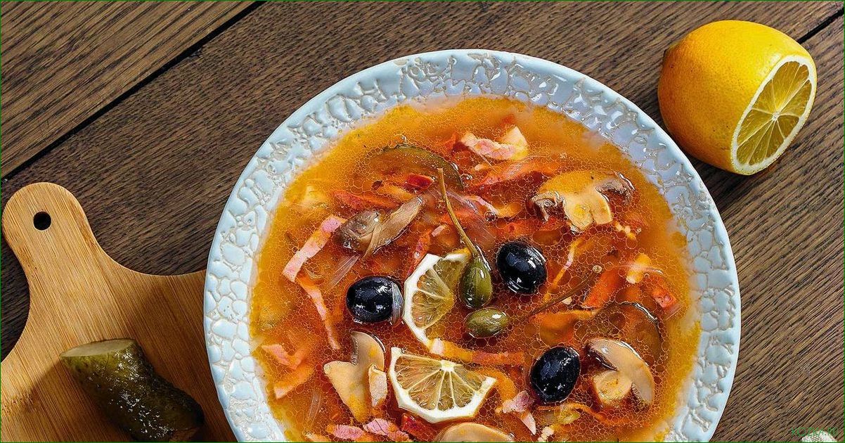 Рыбный суп с колбасой