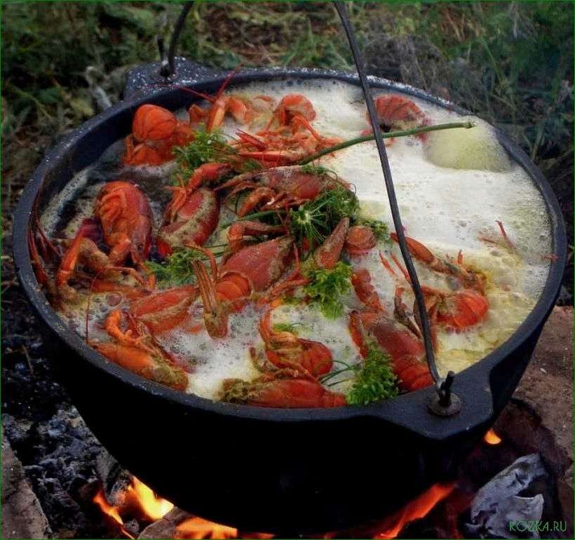 (приготовление, вкусной, рыбной, открытом, огне) Приготовление вкусной рыбной ухи на открытом огне