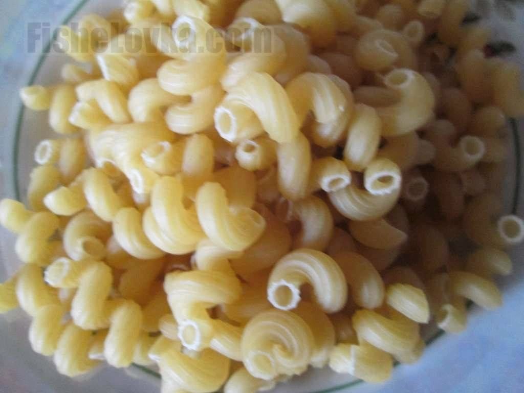 Макароны – клёвая рыболовная насадка
