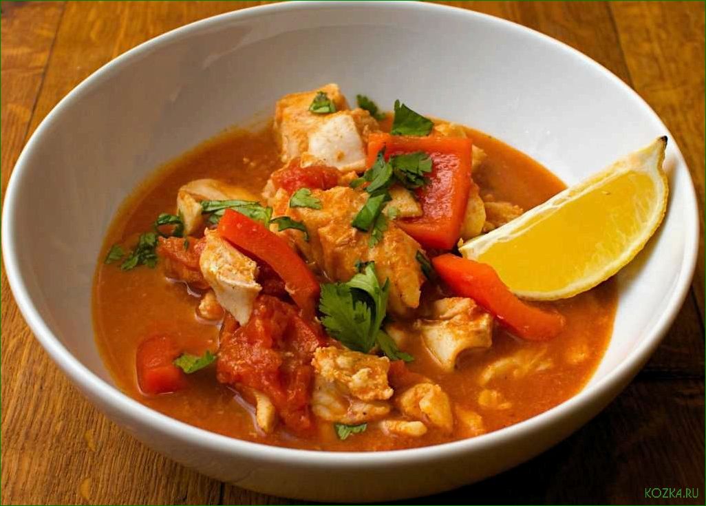 Рецепт рыбного супа с кабачками