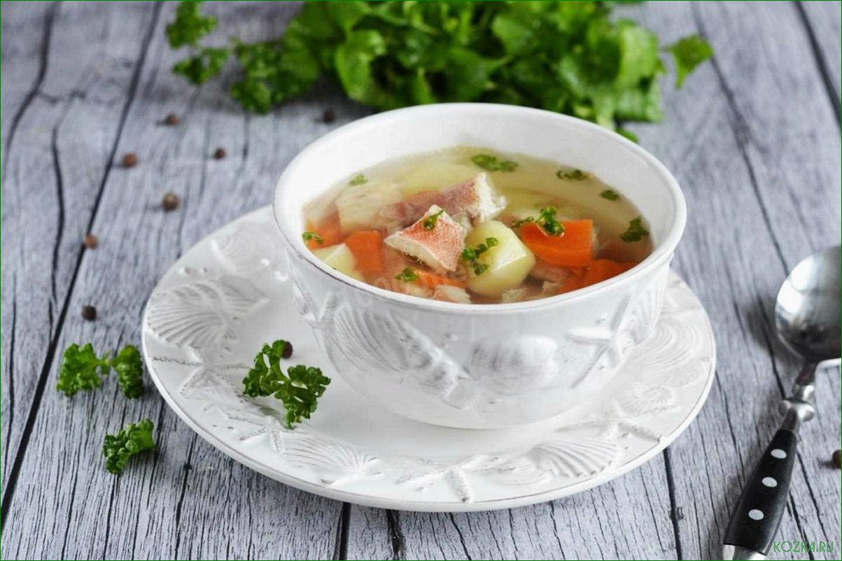 Рецепт рыбного супа с кабачками