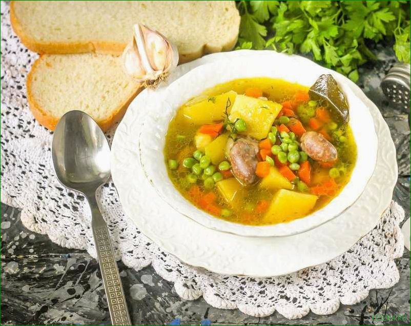 (вкусный, рецепт, рыбного, супа, добавлением) Вкусный рецепт рыбного супа с добавлением ароматного горошка