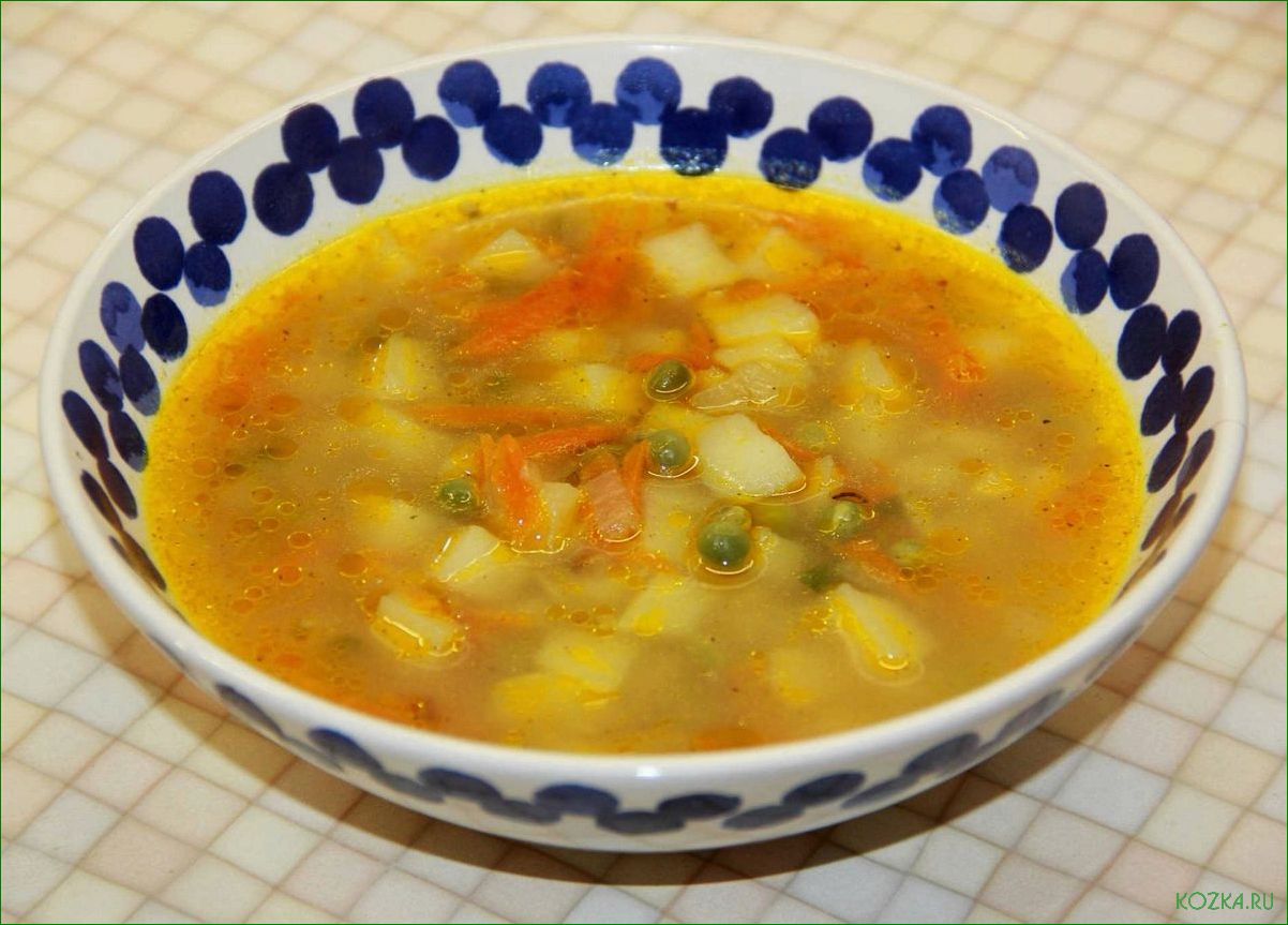 (вкусный, рецепт, рыбного, супа, добавлением) Вкусный рецепт рыбного супа с добавлением ароматного горошка