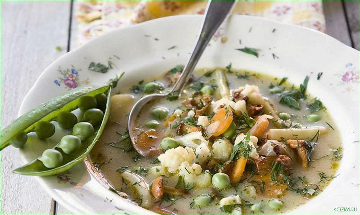 (вкусный, рецепт, рыбного, супа, добавлением) Вкусный рецепт рыбного супа с добавлением ароматного горошка