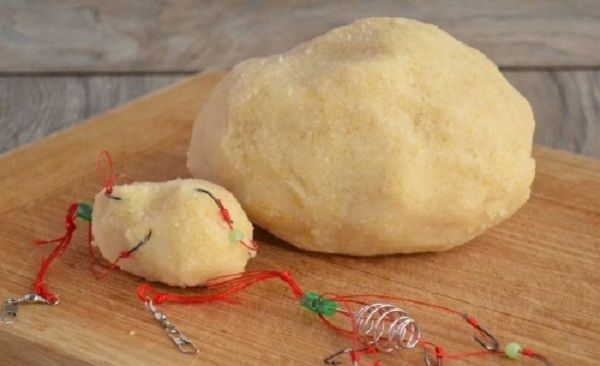 (ловим, крупную, рыбу, насадка, манной, крупы) Ловим крупную рыбу. Насадка из манной крупы с картофелем