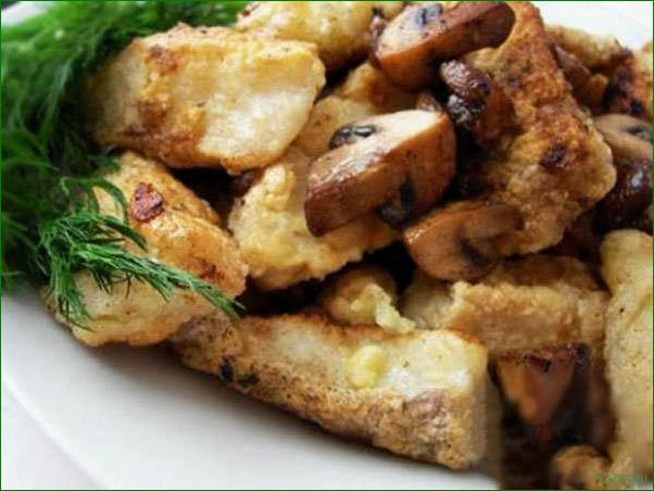 Блюда с грибами и рыбой: рецепты и советы