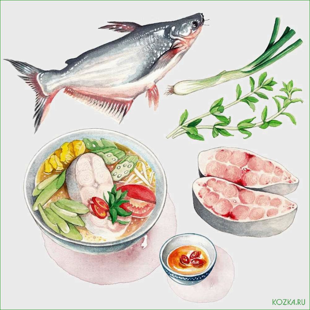 Кулинарное искусство: рыба, превращенная в настоящее произведение искусства на тарелке