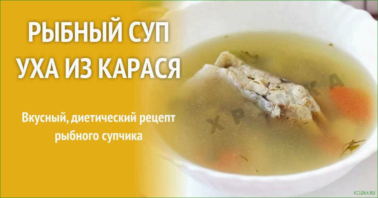 Рецепт рыбного супа из карасей