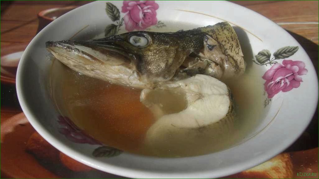 (рыбный, щукой) Рыбный суп с щукой