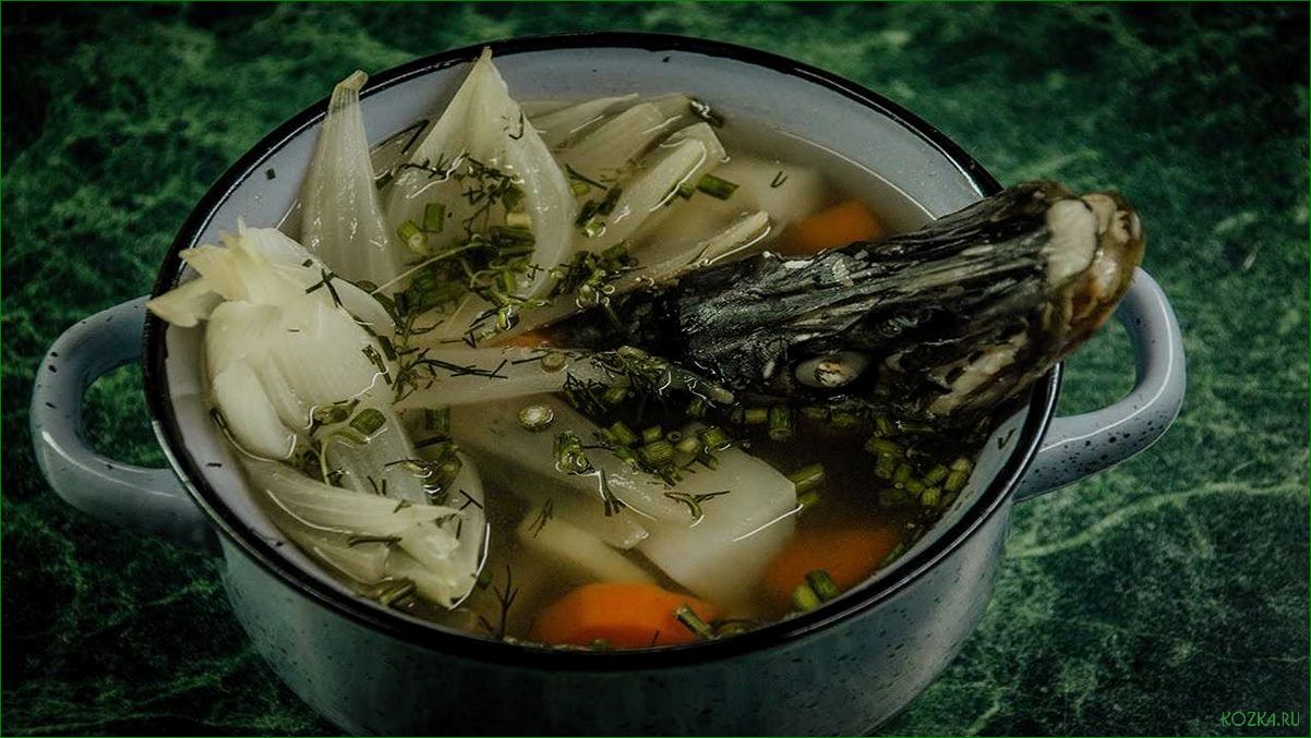 (рыбный, щукой) Рыбный суп с щукой