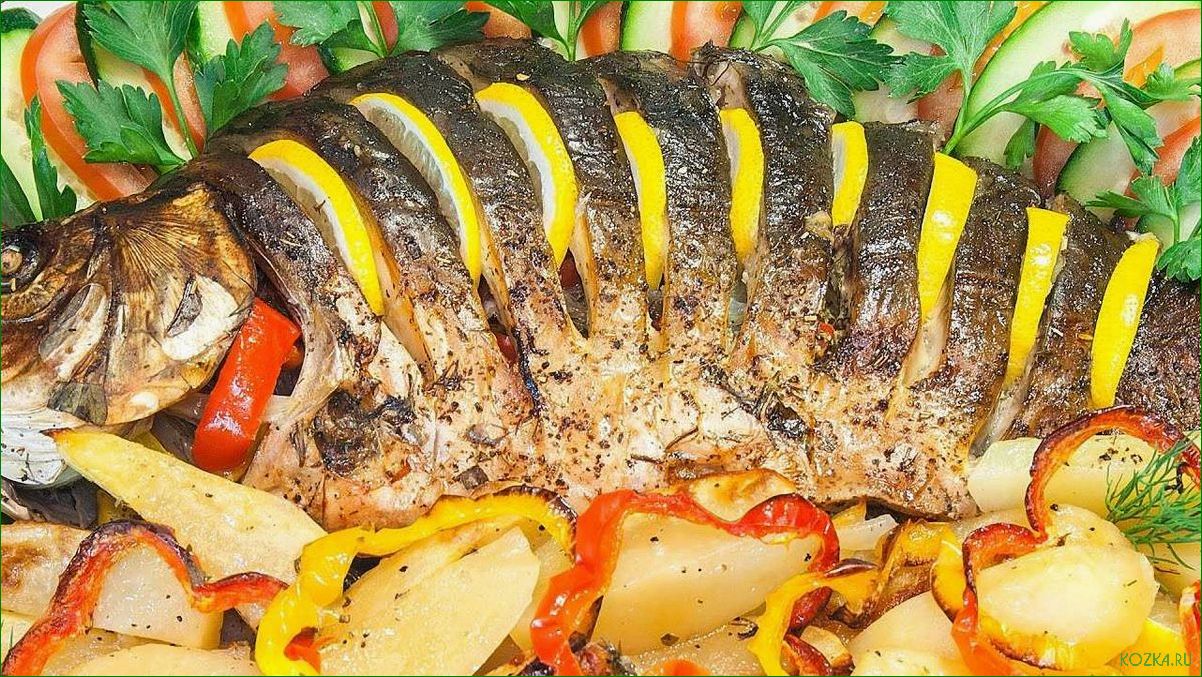 (запечь, рыбу, блюде) Как запечь рыбу на блюде