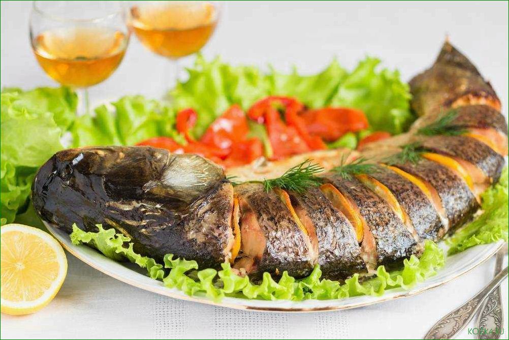(запечь, рыбу, блюде) Как запечь рыбу на блюде