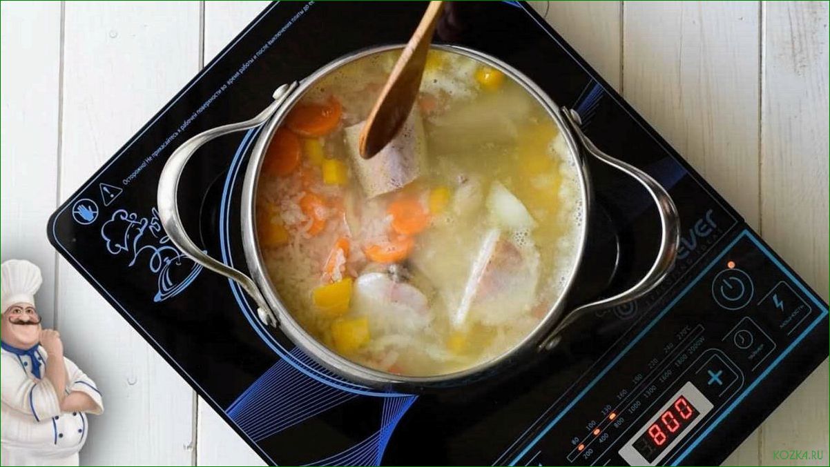 Рыбный суп с зубаткой