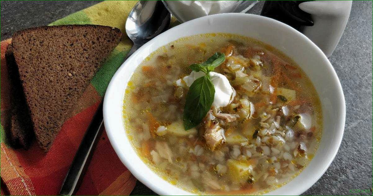 (гречневый, ароматными, кусочками, рыбы, идеальное) Гречневый суп с ароматными кусочками рыбы: идеальное блюдо для холодных зимних вечеров