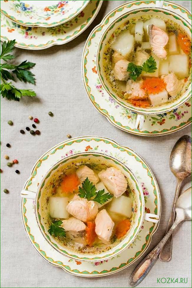 Рыбный калмахи суп