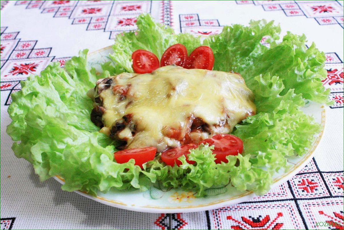 Рецепты блюд с рыбой и грибами