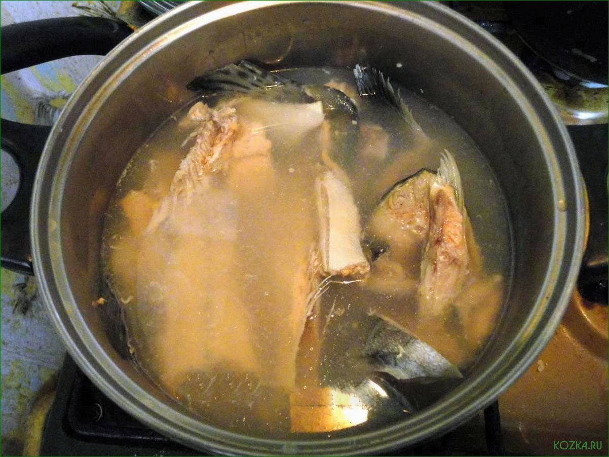 Рыбный суп из плотвы