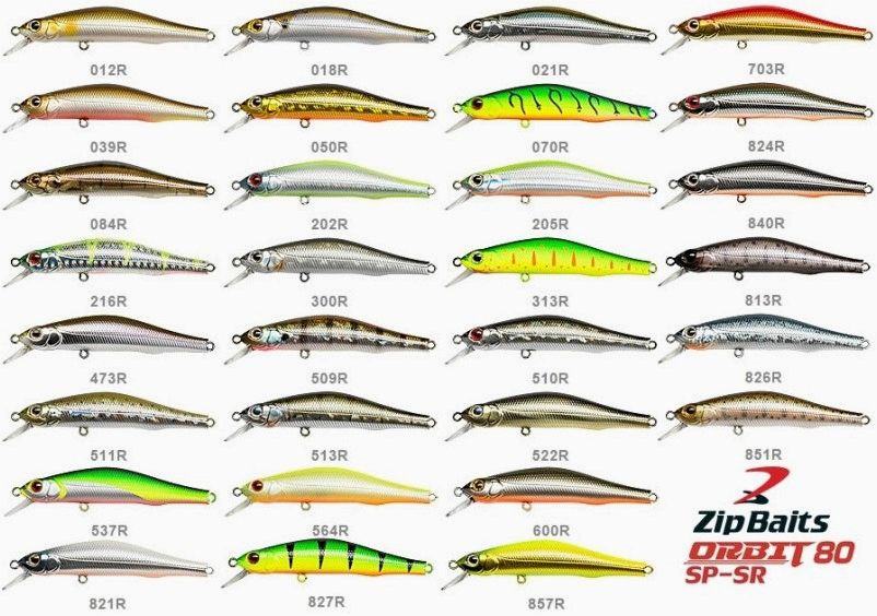 (воблеры, zipbaits, orbit, sp-sr) Воблеры Zipbaits Orbit 80 SP-SR
