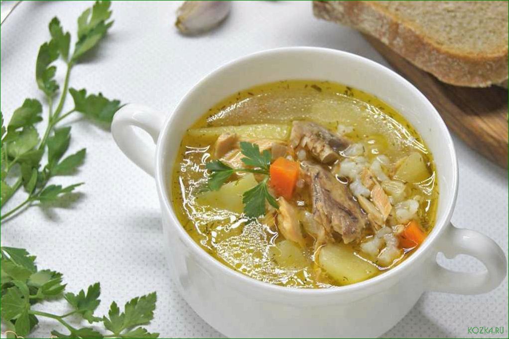 Рыбный суп с зеленью