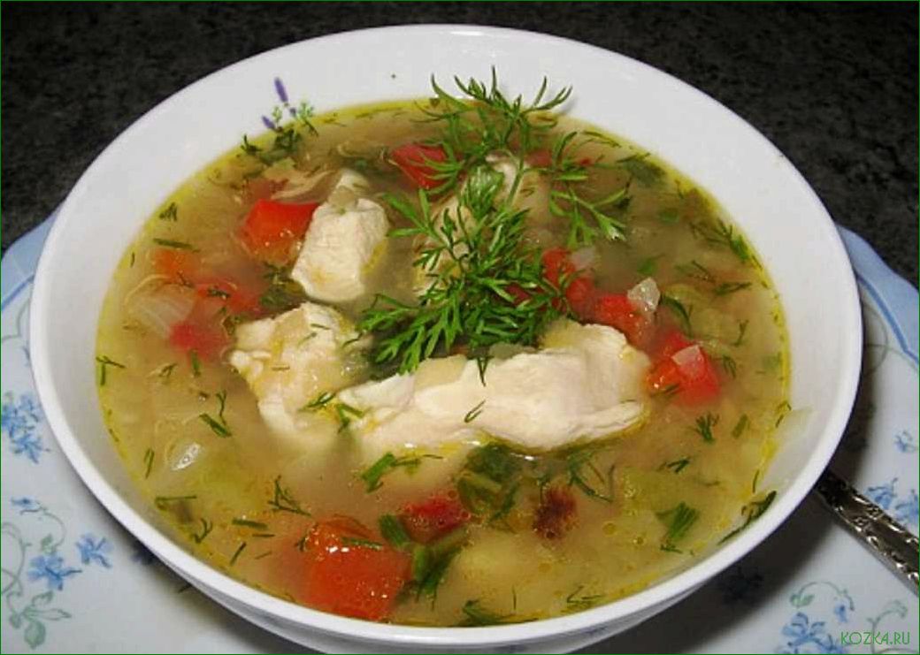 Рыбный суп с зеленью
