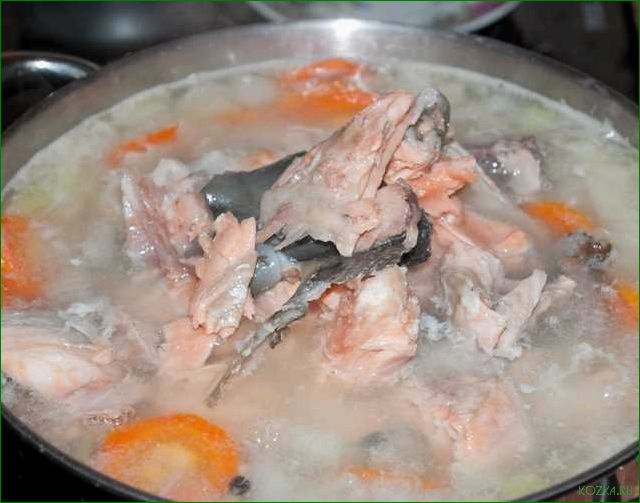 (рыбный, кижуча) Рыбный суп из кижуча