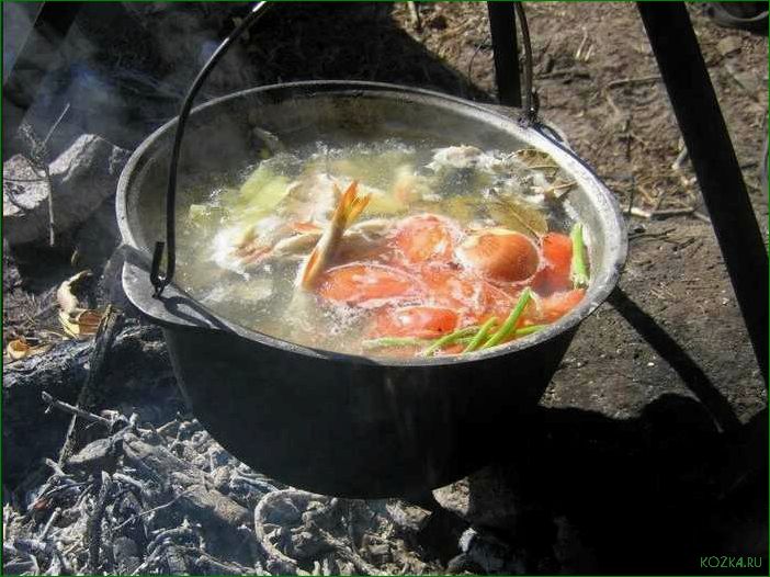 (рыбный, линя) Рыбный суп из линя