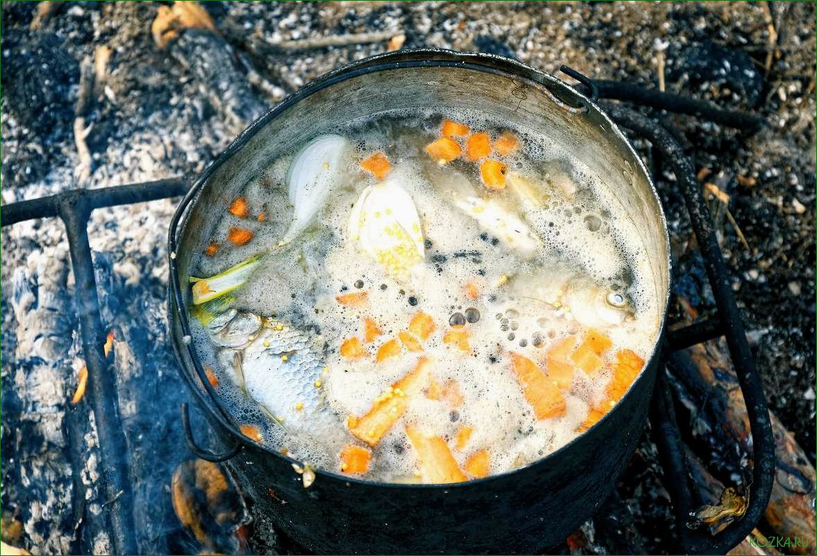 (рыбный, костре) Рыбный суп на костре