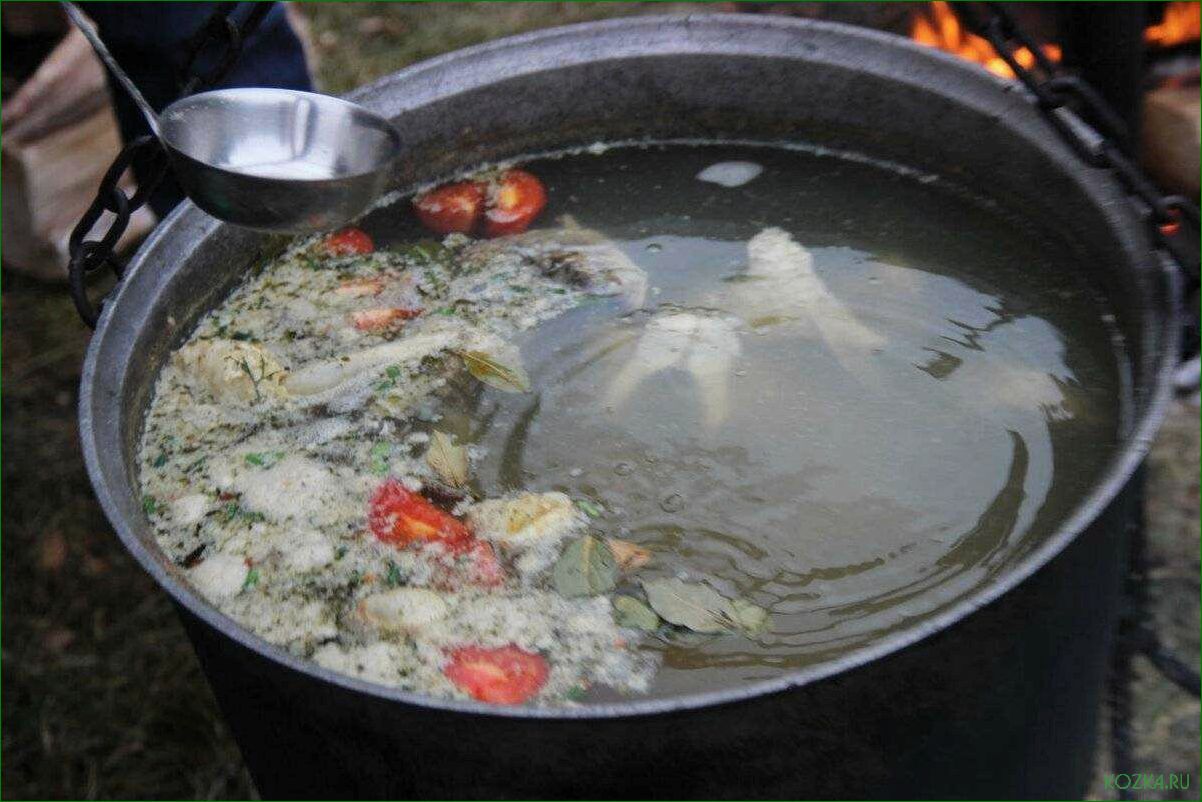 (рыбный, костре) Рыбный суп на костре