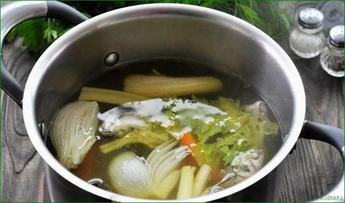 Кефаль суп рыбный
