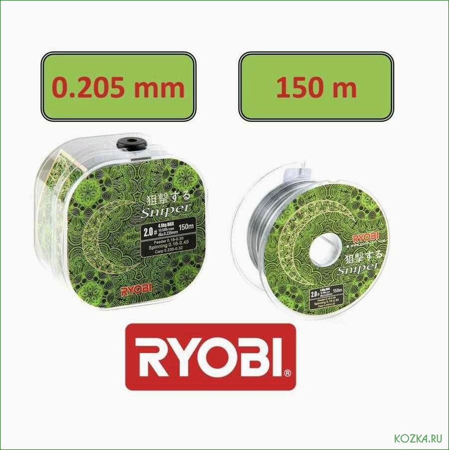 Рыболовная леска Ryobi — надежное снаряжение для успешной рыбалки