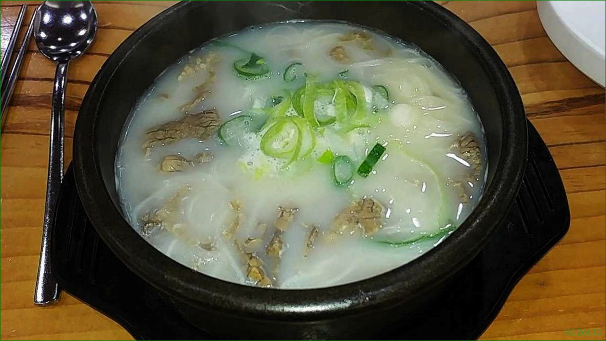 Рыбный суп корея