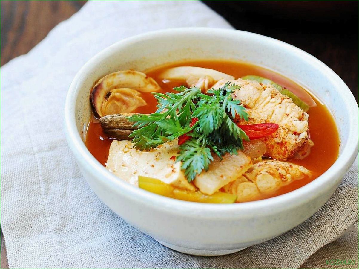 Рыбный суп корея