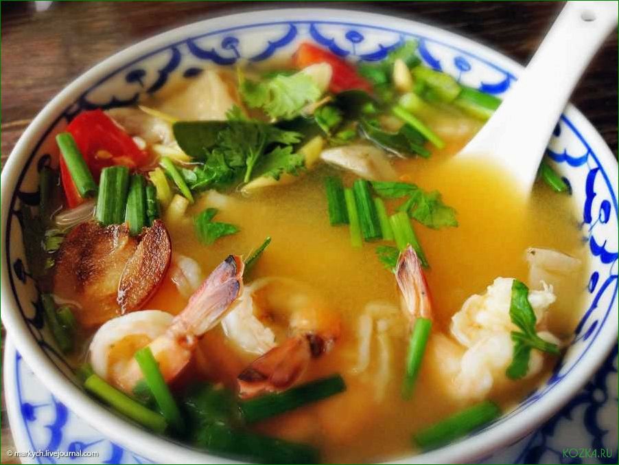 Приготовление вкусного и ароматного рыбного супа том ям