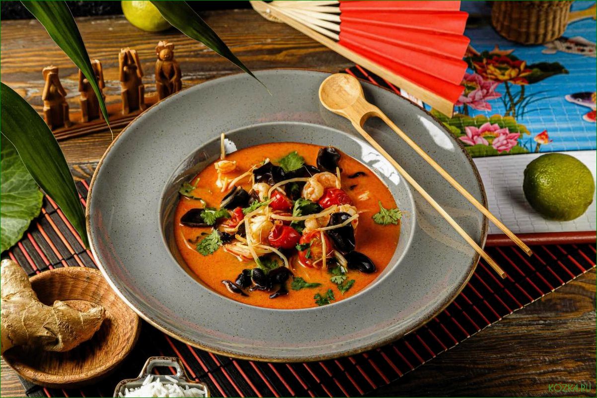 Приготовление вкусного и ароматного рыбного супа том ям