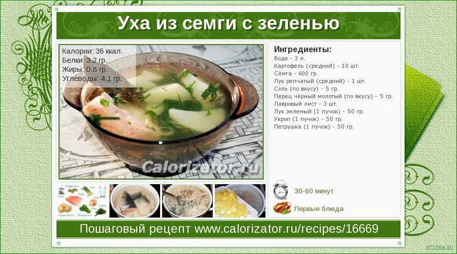 (рыбный, кбжу) Рыбный суп кбжу