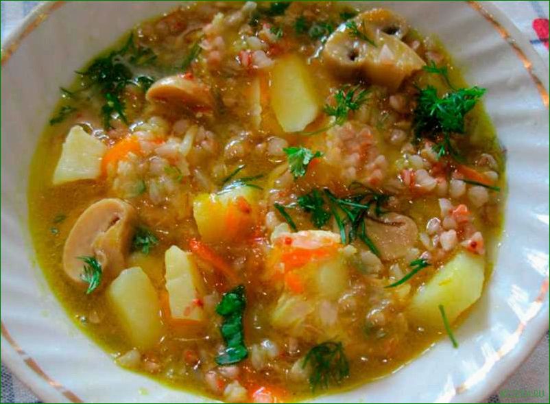 (вкусный, питательный, рецепт, рыбного, супа) Вкусный и питательный рецепт рыбного супа с ароматной гречкой