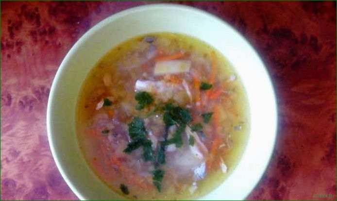 (вкусный, питательный, рецепт, рыбного, супа) Вкусный и питательный рецепт рыбного супа с ароматной гречкой
