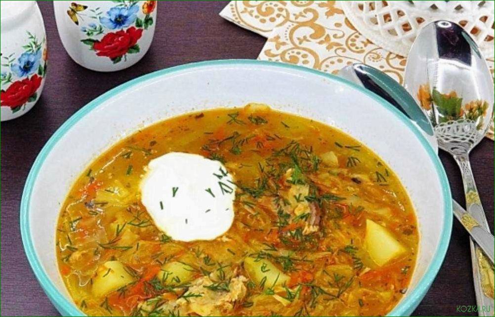 (рыбный, капусты) Рыбный суп капусты
