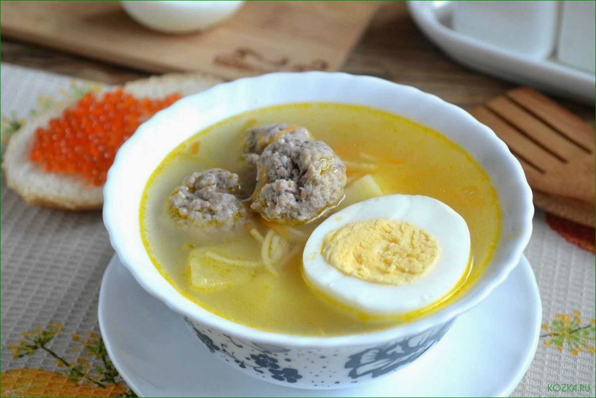 Рецепт супа из рыбных котлет