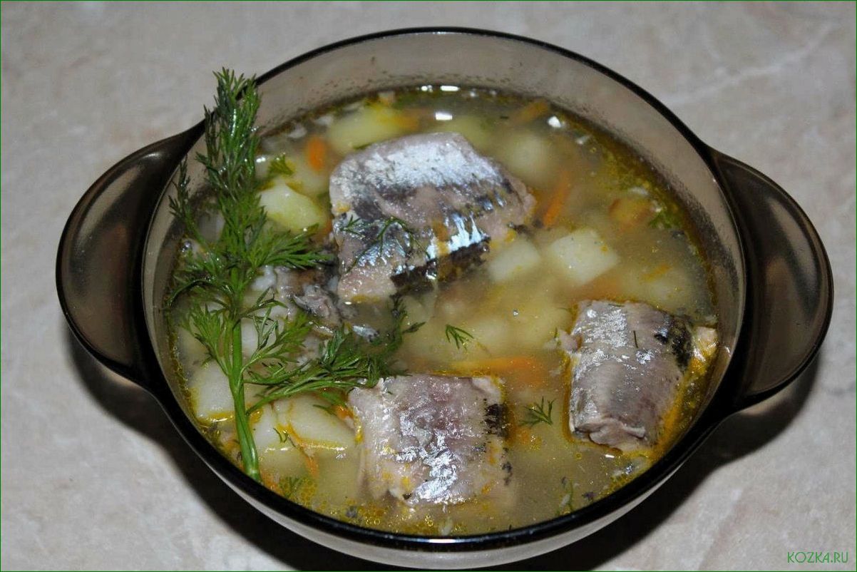 (рыбный, тушенки) Рыбный суп из тушенки