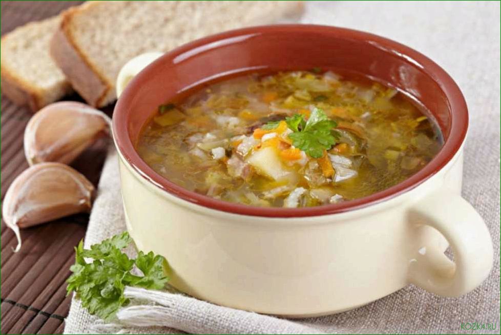 Рыбный суп с перловкой