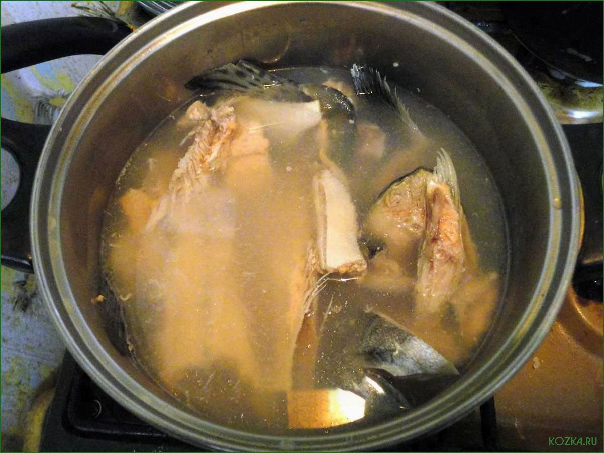 (рыбный, плотва) Рыбный суп плотва