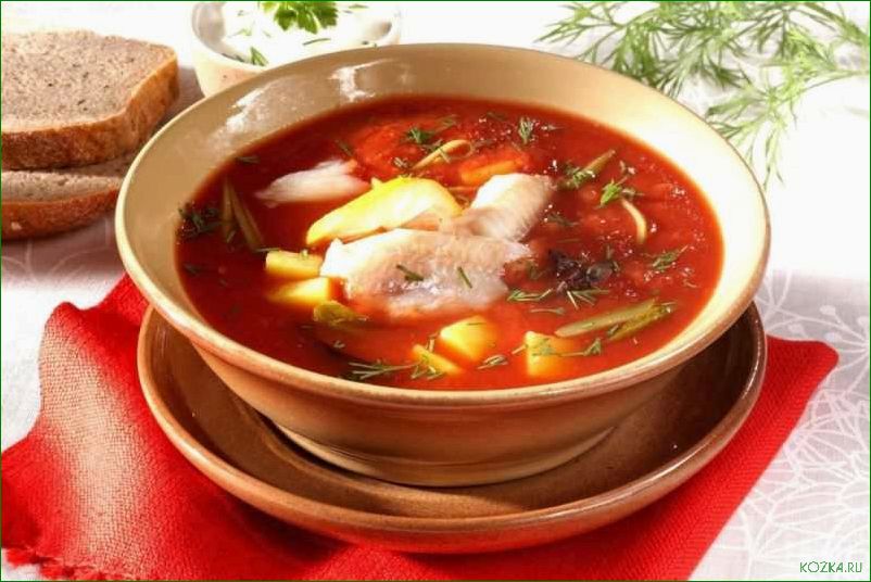 Рыбный суп с сомом