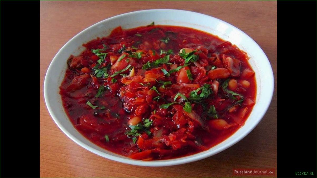 (рыбный, свеклой) Рыбный суп со свеклой