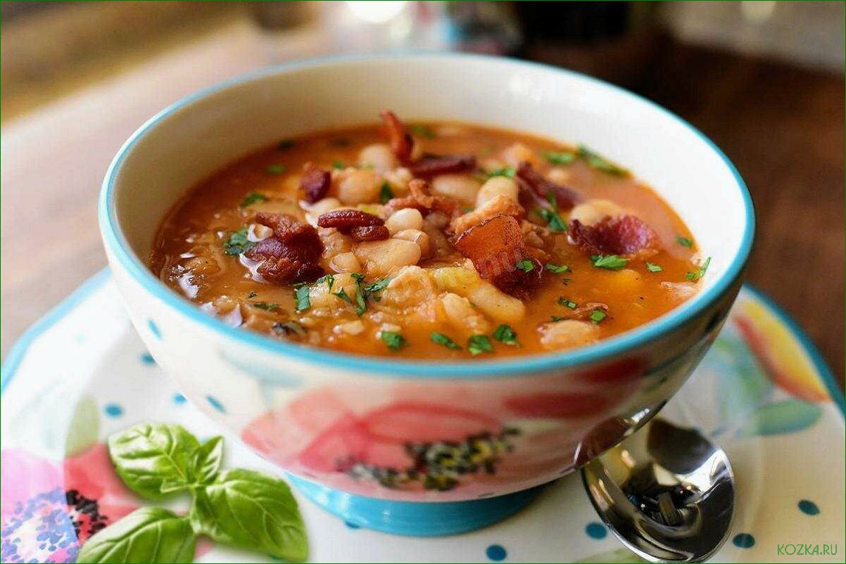 Рецепт приготовления вкусного и питательного фасолевого рыбного супа