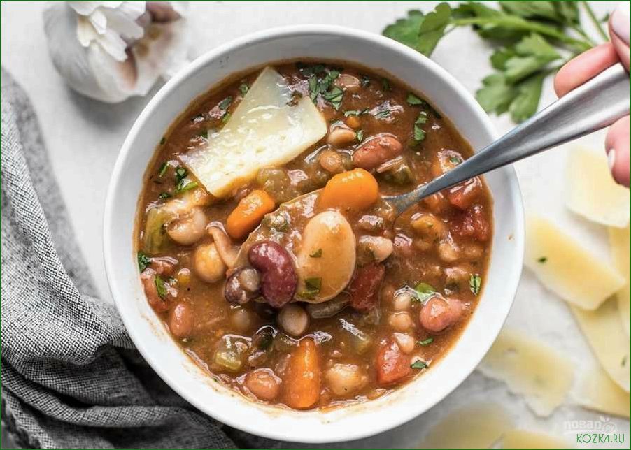 Рецепт приготовления вкусного и питательного фасолевого рыбного супа