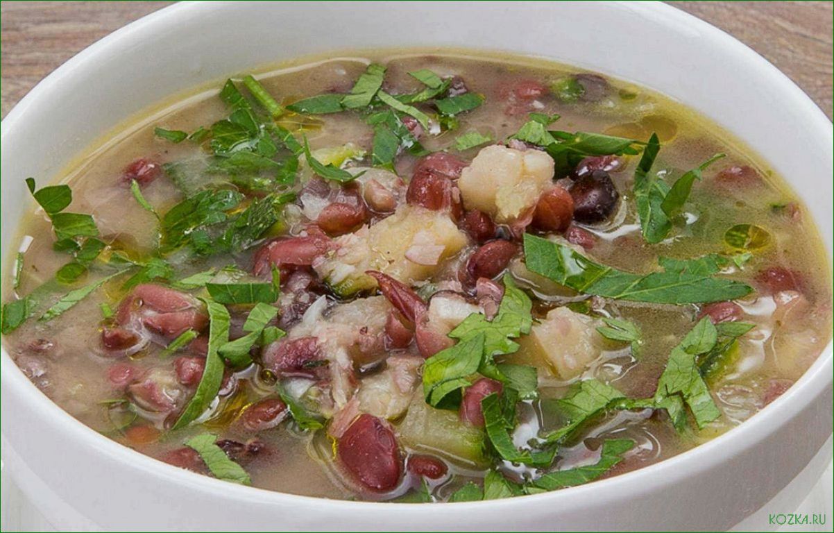Рецепт приготовления вкусного и питательного фасолевого рыбного супа