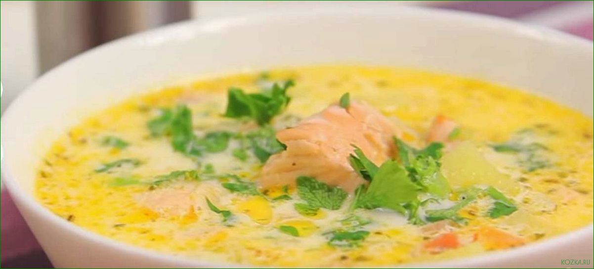 (вкусный, питательный, рыбный, добавлением, ароматного) Вкусный и питательный рыбный суп с добавлением ароматного сыра